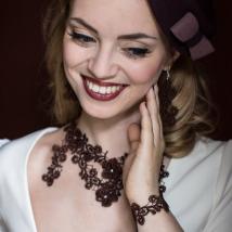 Collier Viviana - Mokka 