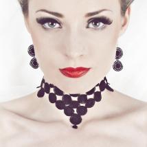 Collier Audrey - Schwarz 