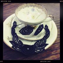 Collier Greta - Schwarz 