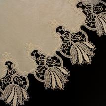 Design Bordeaux - 58 cm rund Jacquard M