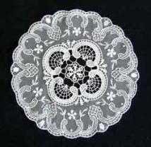 Kleine Tischdecke Athen - 15 cm rund 