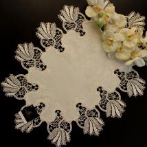 Design Bordeaux - 50 x 100 cm oval Jacquard M