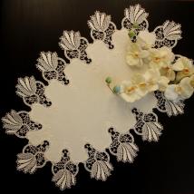 Design Bordeaux - 45 x 90 cm oval Damast E