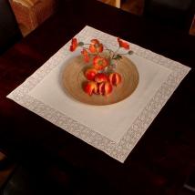 Design Modena - 60 x 60 cm eckig Aufgehellte Leinenmischung AL