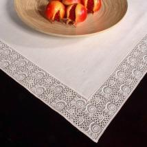 Design Modena - 76 x 76 cm eckig Aufgehellte Leinenmischung AL