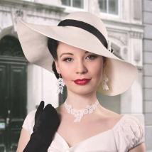 Collier Violetta - Weiß 