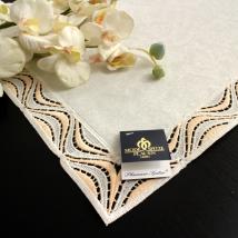 Design Luzern - 32 x 32 cm eckig Lachs | Jacquard M