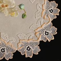 Design Heidelberg - 22 cm rund Champagner und Lachs | Jacquard M