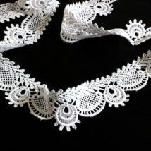 Spitzen-Borte B29 in Weiß, 3 cm breit 