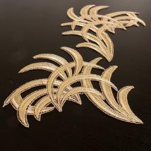 Motivpaar Federn - Nuss 