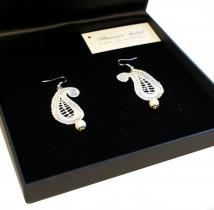 Ohrringe Kate - Creme 