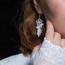 Ohrringe Violetta - Weiß 