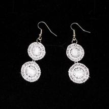 Ohrhänger Audrey - Silbergrau, lang 