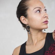 Ohrringe Kate - Schwarz 