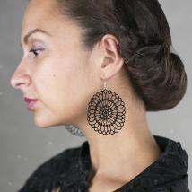 Ohrringe Virginia - Schwarz 