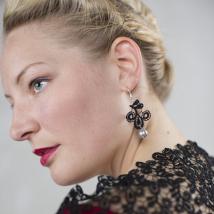 Ohrringe Viviana - Schwarz 