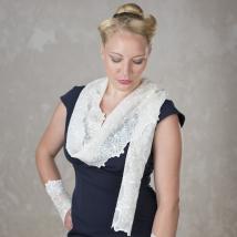 Schal Athene - Creme 