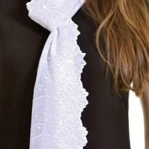 Schal Athene - Weiß 