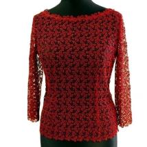 Shirt Viviana in Weinrot 