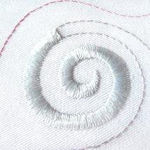 Design Brise - 40 x 50 cm eckig Clouds, Multi-Rot & Grau