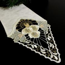 Design Schneeberg - Tischband | Breite 15 cm | versch. Längen 120 cm | Jacquard M