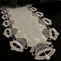 Tischband Mittenwald - 23x100 cm oval Vogtlandleinen L