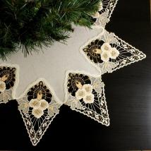 Design Schneeberg - 69 cm rund Vogtlandleinen L