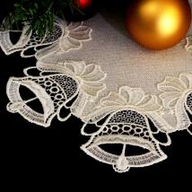 Design Mittenwald - 34 cm rund Vogtlandleinen L