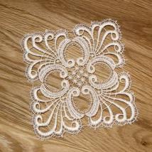 Untersetzer Nizza Guipure-Spitze | 15x15 cm 