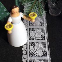 Deko-Spitze Helsinki 10,5 cm breit in Weiss 