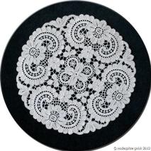 Design Dresden - 30 cm rund Weiß