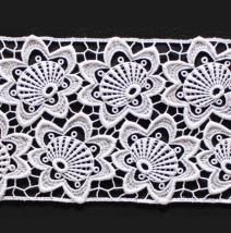 Borte aus Bio-Baumwolle Design 69764 - weiss 