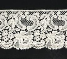 Borte aus Bio-Baumwolle Design 84516 - weiss 