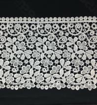 Borte aus Bio-Baumwolle Design 84628 - weiss 