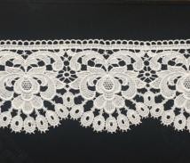 Borte aus Bio-Baumwolle Design 84910 - weiss 