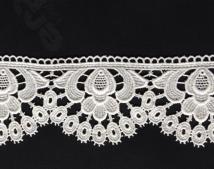 Borte aus Bio-Baumwolle Design 84912 - weiss 