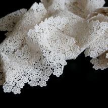 Spitzen-Borte B21 in Creme, 12 cm breit 