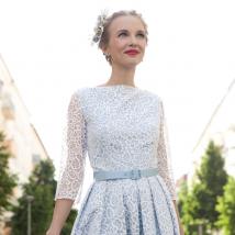 Tüll-Allover T13 in Creme, 110 cm breit 