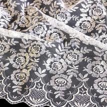 Tüll-Allover T12 in Weiß, 110 cm breit - Muster 