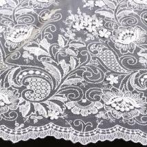 Tüll-Allover T14 in Weiß - Muster 