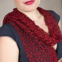 Stola Viviana - Weinrot 