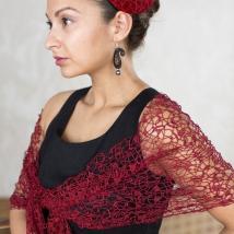 Stola Miro - Farbe Weinrot 