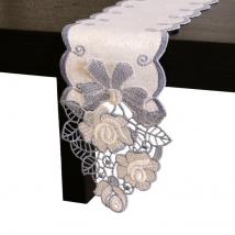 Tischband Rose - Blau | Breite 11,5 cm | versch. Längen 