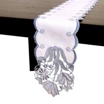 Tischband Tulpe - Blau | Breite 11,5 cm | versch. Längen 