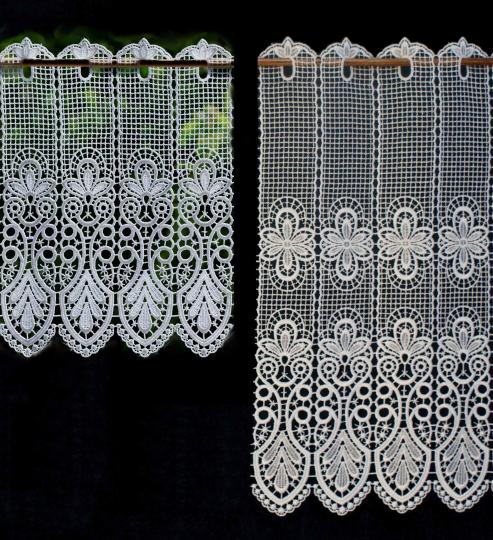 Scheibengardine Spitze Design 68450 76 cm