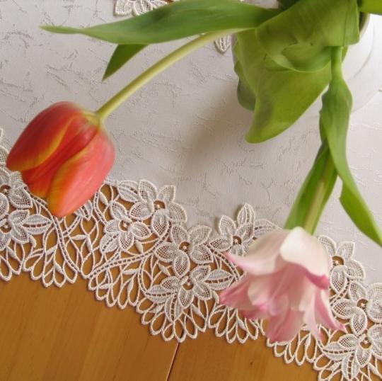 Mitteldecke Design Madrid - 70 x 70 cm eckig Damast E