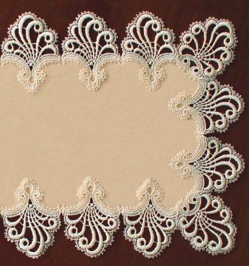 Design Nizza - 40 x 90 cm eckig Polyestersatin S