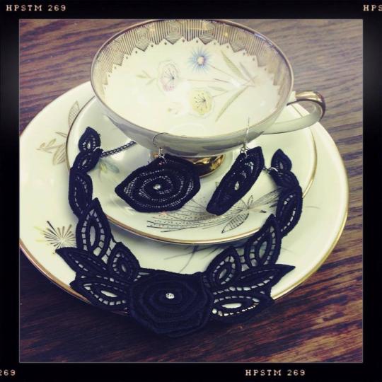 Collier Greta - Schwarz 