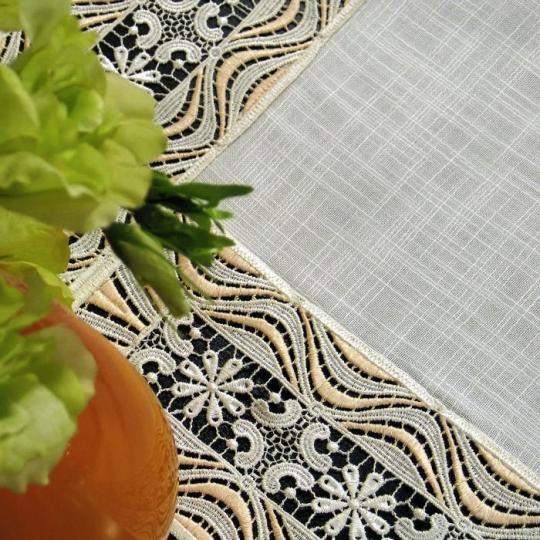 Design Luzern - 150 x 215 cm eckig Lachs | Acrylleinen AL