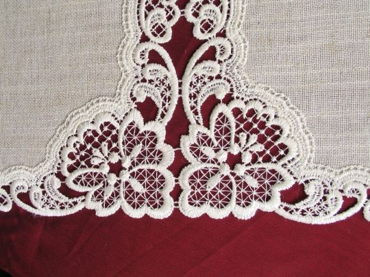 Design Lugano - 30 x 30 cm eckig Leinen L